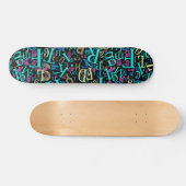 Skateboard Tableau de bord Alphabet (Horz)