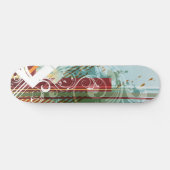 Skateboard Tableau de bord art 28 Abstrait (Horz)