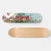 Skateboard Tableau de bord art 28 Abstrait (Horz)