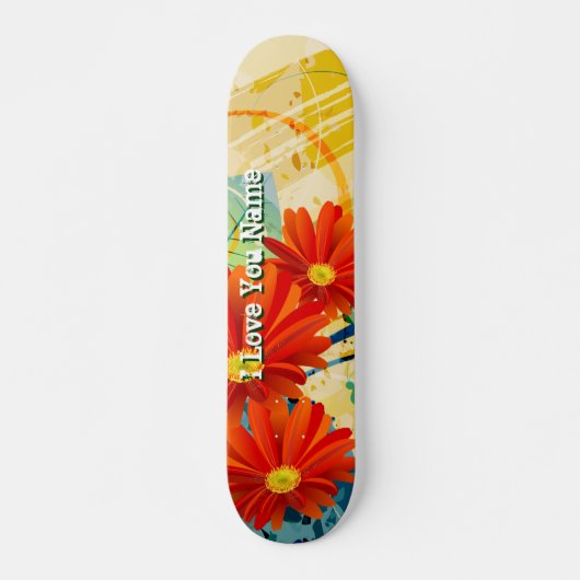 Skateboard Tableau de bord Art 40 Abstrait (Devant)
