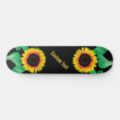 Skateboard Tableau de bord avec tournesol (Horz)