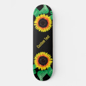 Skateboard Tableau de bord avec tournesol (Recto)