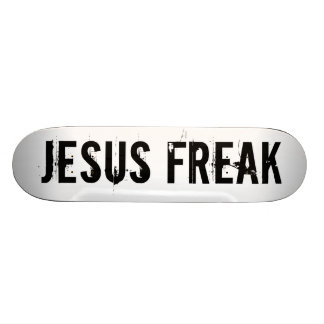 Skateboard Tableau de bord blanc de Jesus Freak