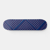 Skateboard Tableau de bord bleu/blanc étoile (Horz)