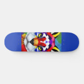 Skateboard Tableau de bord bleu chat d'Alexander (Horz)