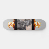 Skateboard Tableau de bord Cool d'explosion nucléaire (Horz)