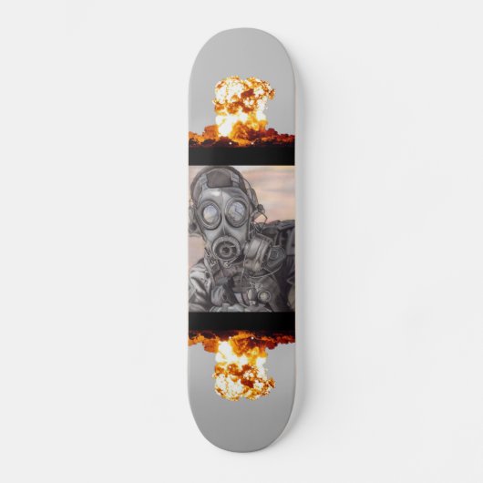 Skateboard Tableau de bord Cool d'explosion nucléaire (Recto)
