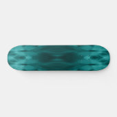 Skateboard Tableau de bord de conception abstraite turquoise (Horz)