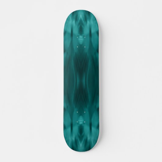 Skateboard Tableau de bord de conception abstraite turquoise (Devant)