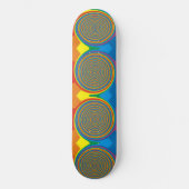 Skateboard Tableau de bord de conception multicouleurs époust (Recto)
