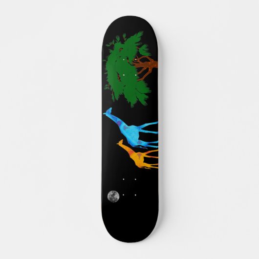 Skateboard Tableau de bord de girafe (Devant)