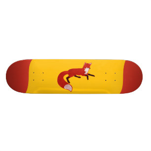 Skateboard Tableau de bord de la conception Vintage Fox