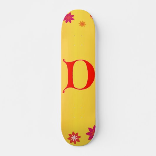 Skateboard Tableau de bord de la lettre D (Devant)