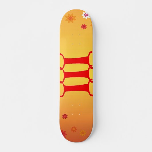 Skateboard Tableau de bord de la lettre I (Devant)