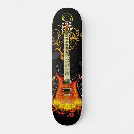 Skateboard Tableau de bord de l'art guitare 1A (Recto)