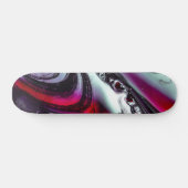 Skateboard Tableau de bord de l'espace alien (Horz)