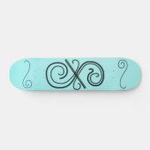 Skateboard Tableau de bord de ligne courbe (Horz)