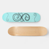 Skateboard Tableau de bord de ligne courbe (Horz)