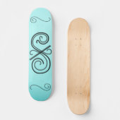Skateboard Tableau de bord de ligne courbe (Recto)