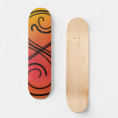 Skateboard Tableau de bord de ligne courbe (Recto)
