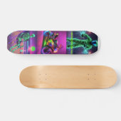 Skateboard Tableau de bord de Neon imaginaire (Horz)