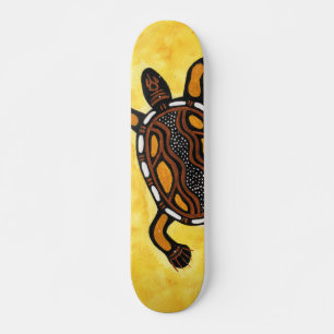 Skateboard Tableau de bord de peinture artistique autochtone