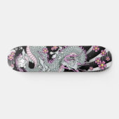 Skateboard Tableau de bord de tatouage de Dragon gris (Horz)