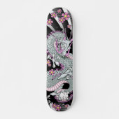 Skateboard Tableau de bord de tatouage de Dragon gris (Devant)