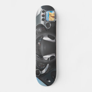 Skateboard Tableau de bord de voiture de sport
