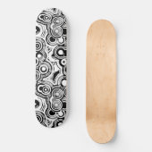 Skateboard Tableau de bord des cercles abstraits (Recto)