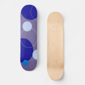 Skateboard Tableau de bord des cercles rétro (Recto)
