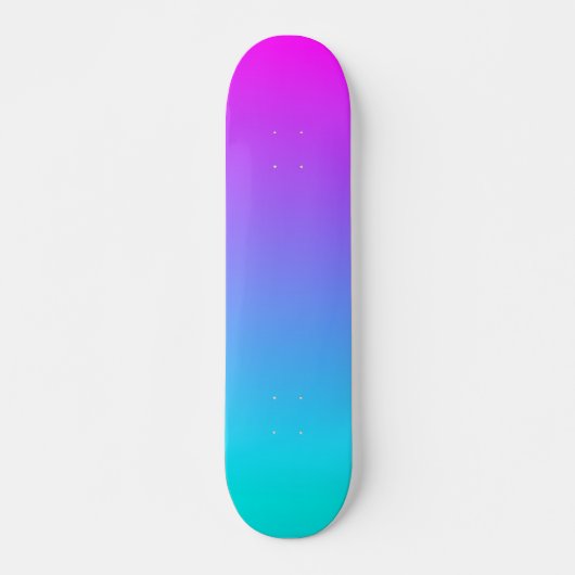 Skateboard Tableau de bord des couleurs Abstraites (Devant)