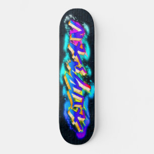 Skateboard Tableau de bord des graffitis Customisés ADRIAN