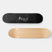 Skateboard Tableau de bord des notes musicales (Horz)