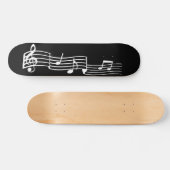 Skateboard Tableau de bord des notes musicales (Horz)