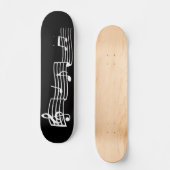 Skateboard Tableau de bord des notes musicales (Recto)