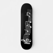 Skateboard Tableau de bord des notes musicales (Devant)