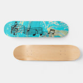 Skateboard Tableau de bord des notes musicales (Horz)