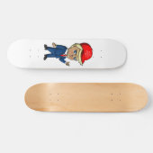Skateboard Tableau de bord du chibi Trump (Horz)