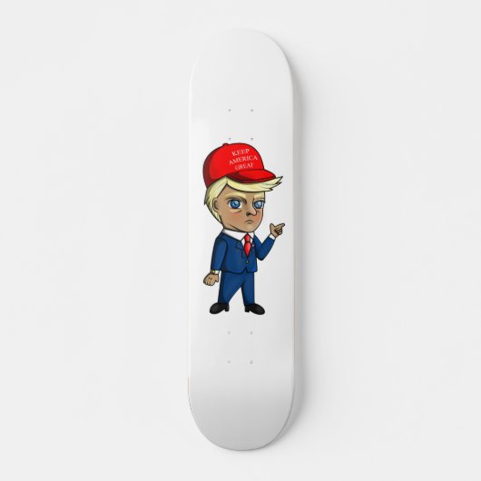 Skateboard Tableau de bord du chibi Trump (Devant)