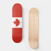 Skateboard Tableau de bord du drapeau canadien (Recto)