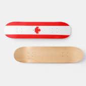 Skateboard Tableau de bord du drapeau du Canada (Horz)