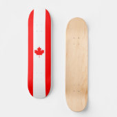 Skateboard Tableau de bord du drapeau du Canada (Recto)