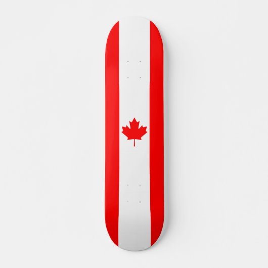 Skateboard Tableau de bord du drapeau du Canada (Devant)