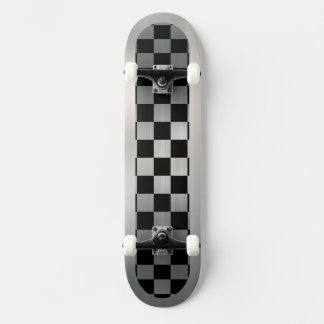 Skateboard Tableau de bord en métal brillant
