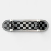 Skateboard Tableau de bord en métal brillant (Horz)