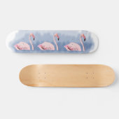 Skateboard Tableau de bord Flamant rose (Horz)