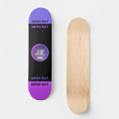 Skateboard Tableau de bord JK 2022 Texte personnalisé (Recto)