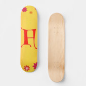 Skateboard Tableau de bord lettre F (Recto)