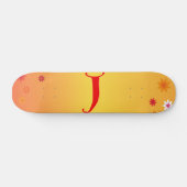 Skateboard Tableau de bord Lettre J (Horz)